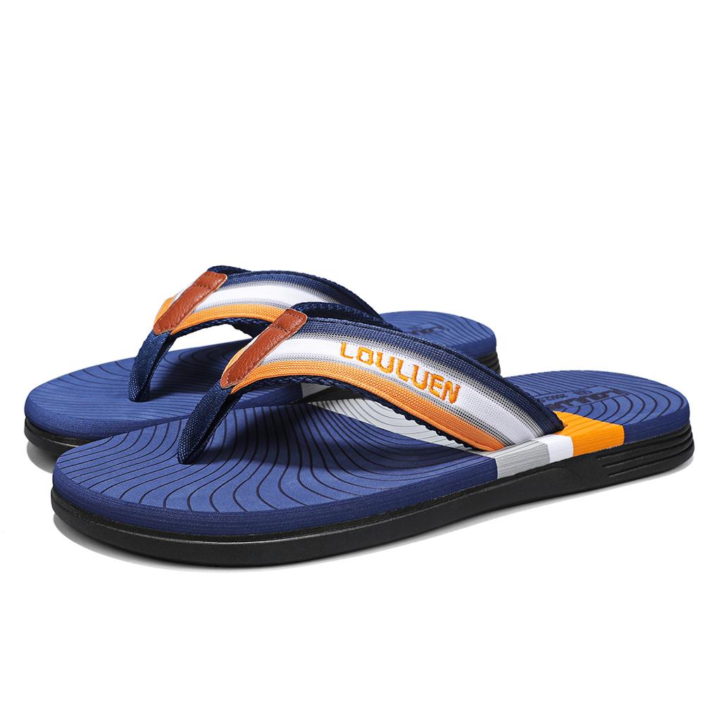 Men Herringbone Slippers Arch Support Comfortable Summer Beach Thong Sandals Yoga Foam Pad Slide In Slippers 2025 Fashion Trend