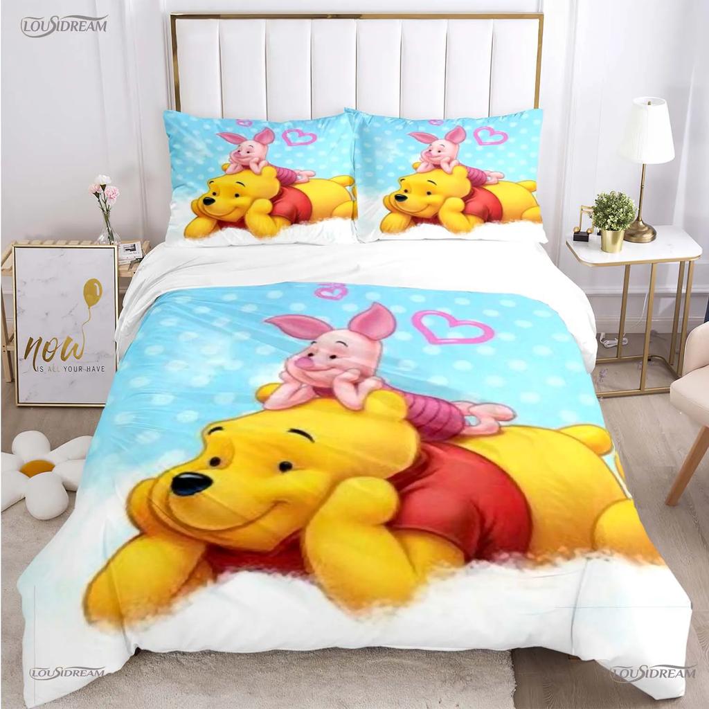 Comforter Winnie The Pooh All Season Comforter Bedding Sets Soft And S Single/Double/Queen/King
