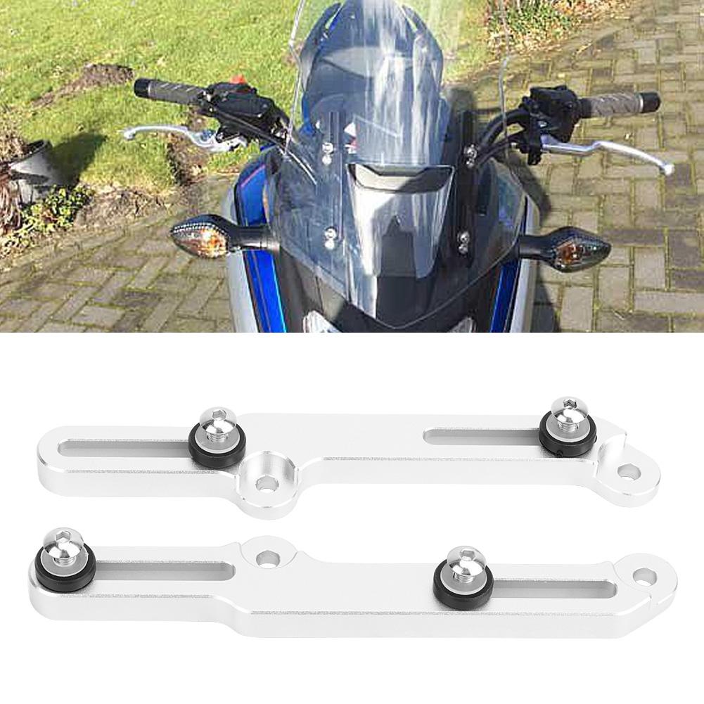 Motorcycle Windscreen Adjusters Bracket for NC750X 2016-2019 (Black)