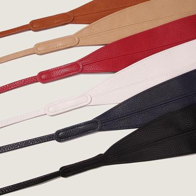 Women's Seasonal Dress Belts - Wide Ribbon Bow Knotted Waist Accessory