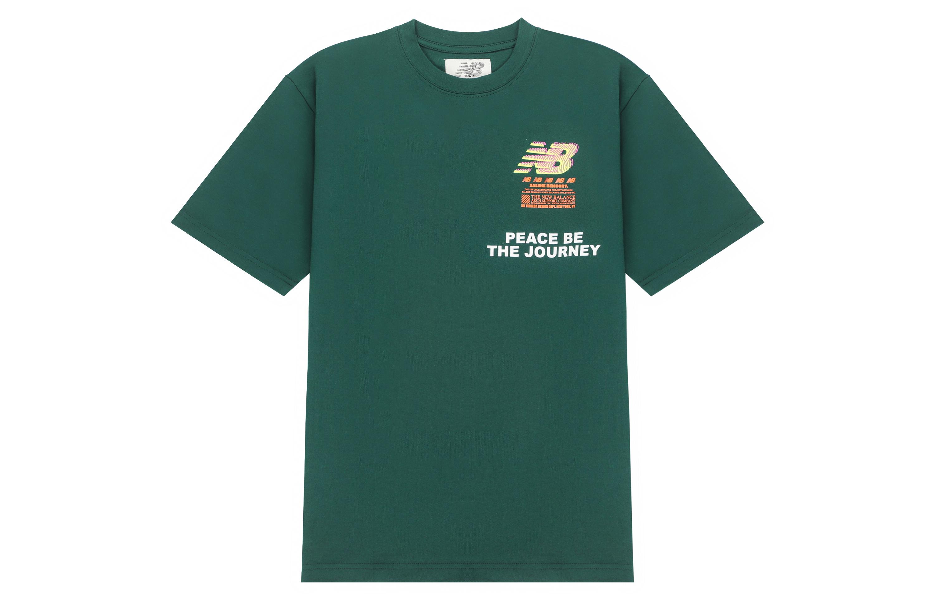 New Balance Salehe Bembury T Shirt Unisex Ocean Green MT11564-NWG S