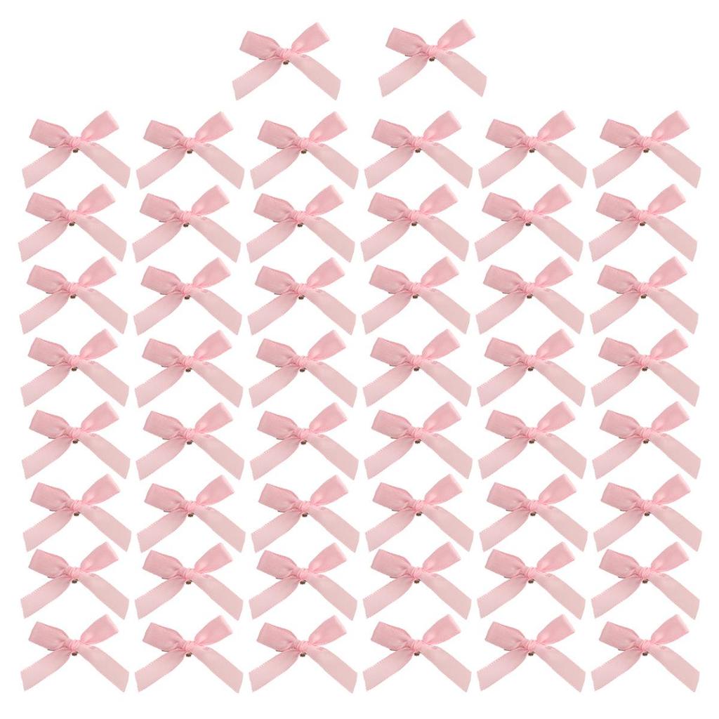 Ballet Style 4cm Bow Duckbill Clip: Dopamine Sweet Braided Hair Accessory