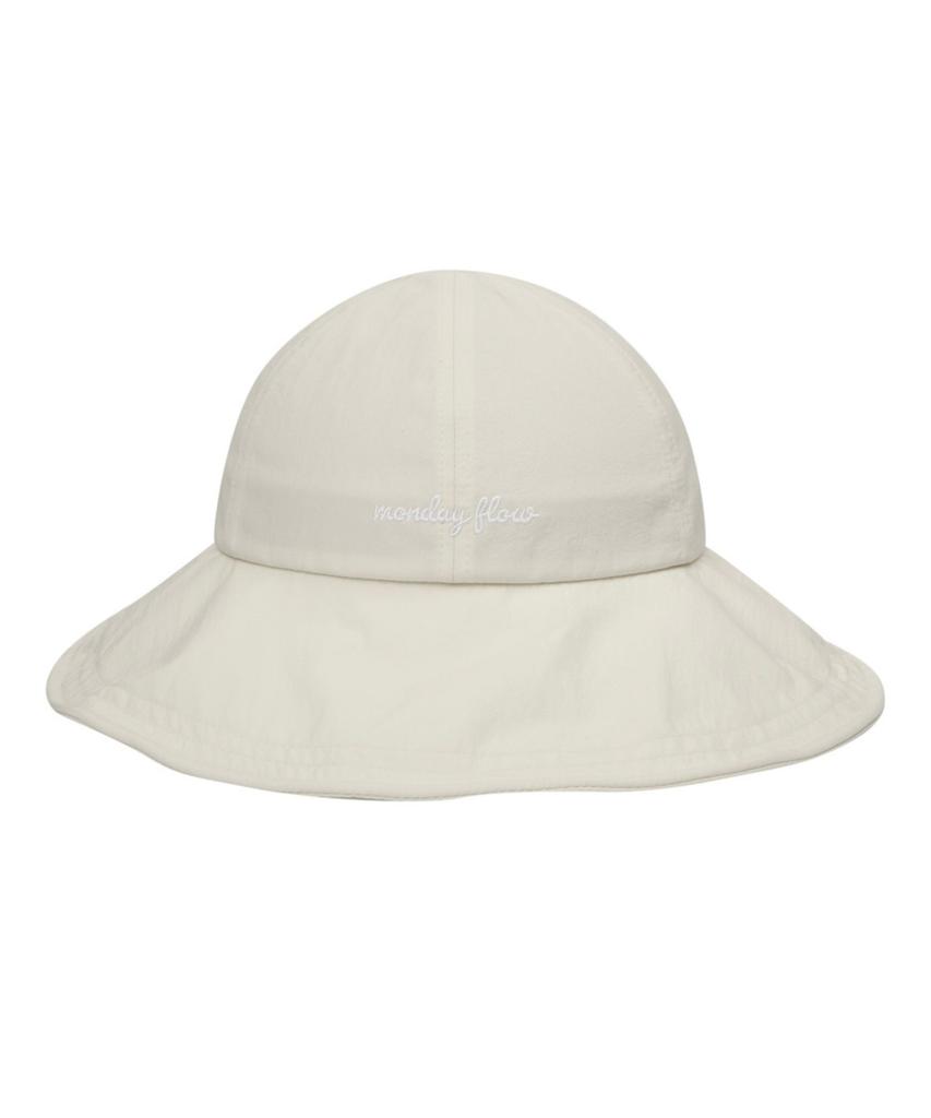 MONDAYFLOW Round Wire Bucket Hat_Cream
