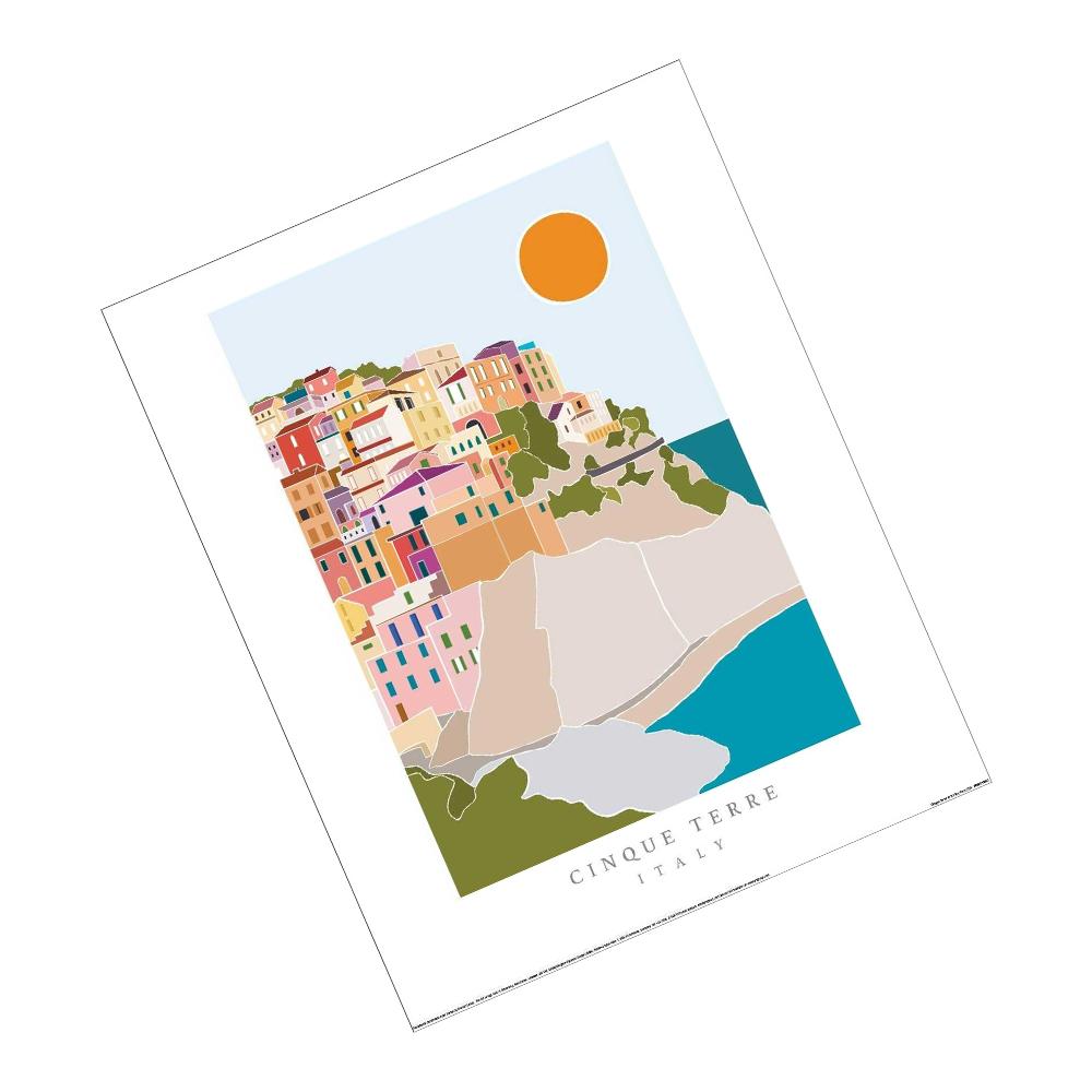 Tall Boy Prints Cinque Terre Print