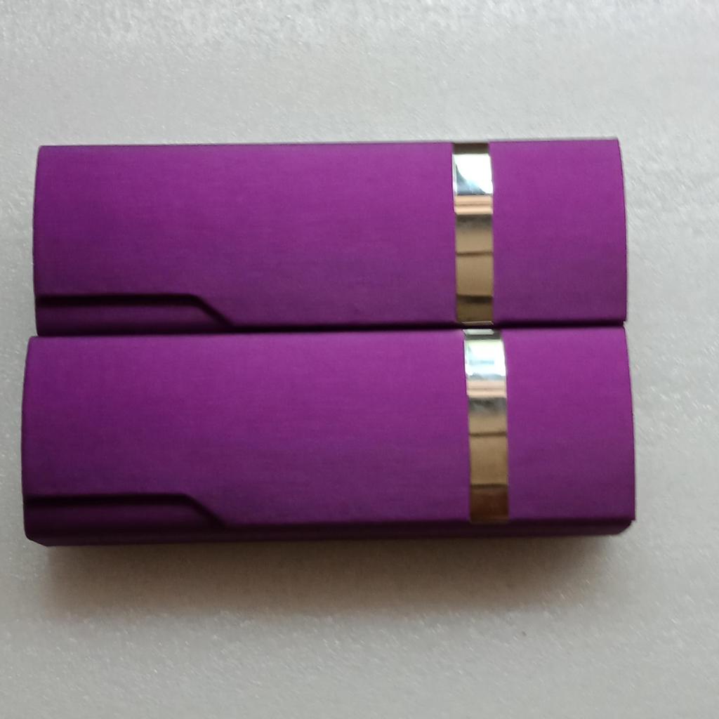 Handmade Brushed Iron Eyeglass Case for Myopia Glasses - Custom Print Available