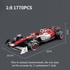 1:8 Super Racing Car Moc Construction Blocks 1770Pcs Collectible Assembly Blocks Kit Educational Plaything Present For Kids Adults