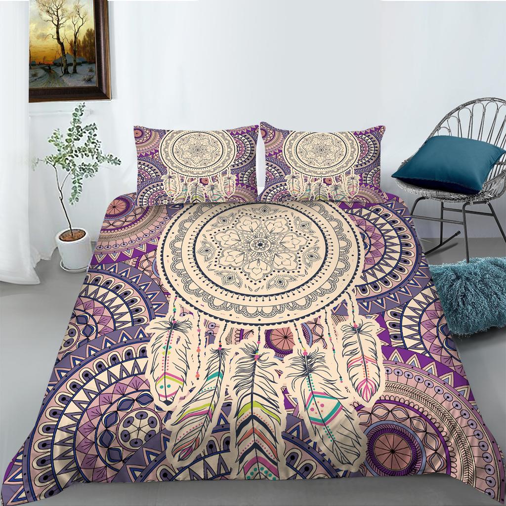 Dream Catcher Series Bedding Two Or Three Pieces 3D Digital Printing Polyester