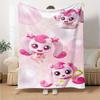 1pc Catch Teenieping Magic Sweethear (2) Blanket, Gift, for Men and Women, Soft Blanket, Good for Sofa Bed Couch Travel, Lightweight Flannel Blanket