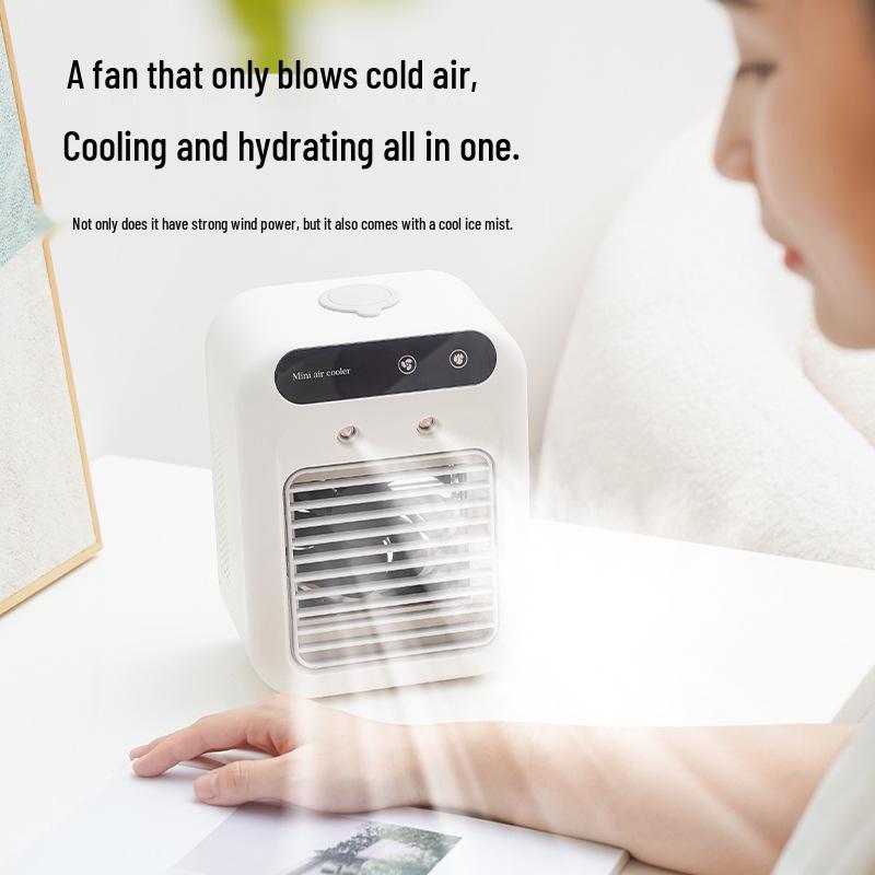 Mini Desktop Air Conditioner & Cooling Fan for Dorm Rooms