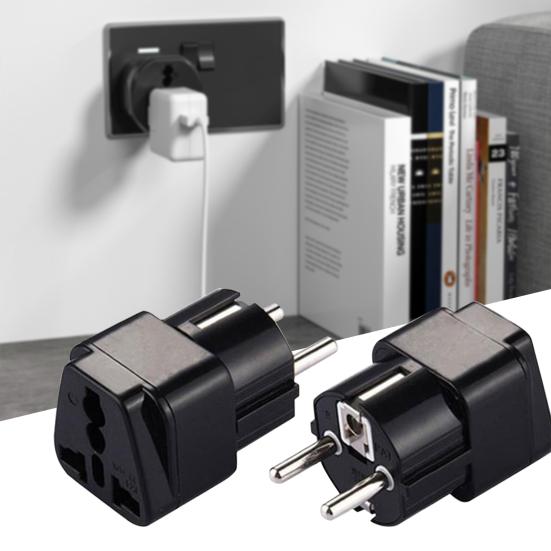 Travel Adapter Stable Output Strong Power Sturdy 10A Multipurpose Charging ABS European Standard Conversion Plug Business Abroad Supply