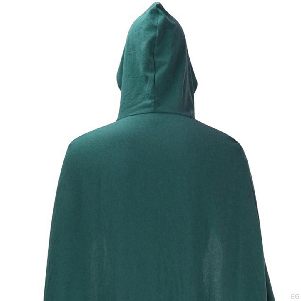Cloak with Hood for Medieval Cosplay And Festivals Men Women