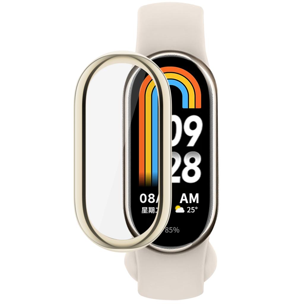 Plně ochranný kryt pouzdra pro chytré hodinky Xiaomi Mi Band 8 Ochranné sklo displeje pro MiBand 8 Náhradní příslušenství Rám Pouzdro TPU