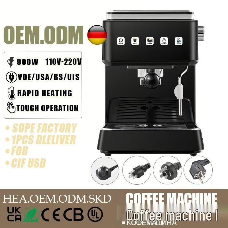 Multifunktionale italienische Kaffeemaschine mit Touchscreen & Milchaufschäumer