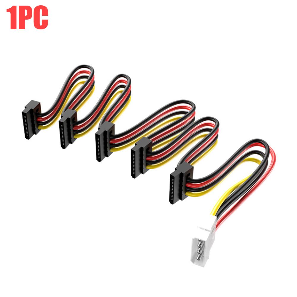 

SATA 3.5/2.5 дюйма 1 на 5 SATA Разветвитель Питания Жесткого Диска Кабель 18AWG SATA Кабель Питания Серверный DIY Разветвитель