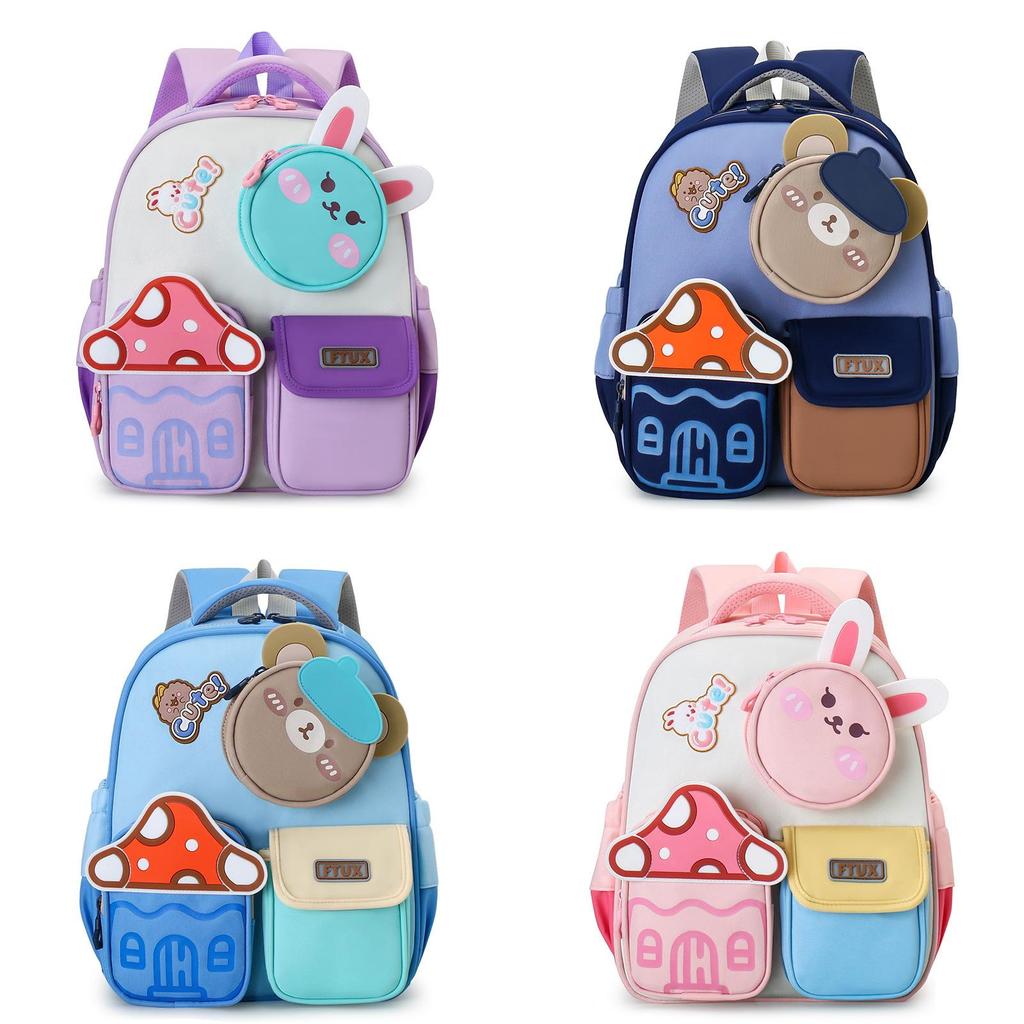 Kindergarten Backpack For Toddlers Kids Childrens School Bag With Padded Straps For Learning