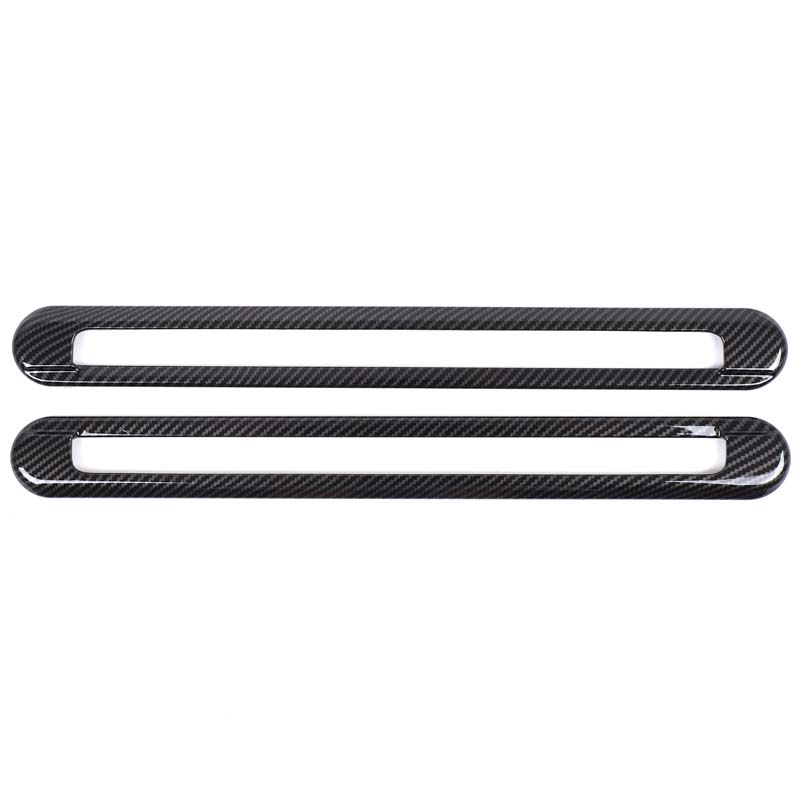 x2 ABS Plastic Carbon fiber pattern Car Window Exterior Rear Side Air Vent Decoration For Mercedes Benz G-Class W463 2025