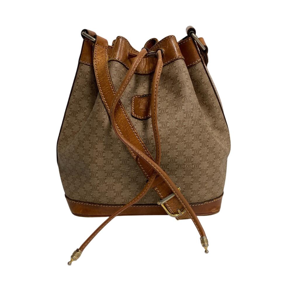 

CELINE Macadam Pattern PVC coated canvas Macadam Shoulder Bag Shoulder Bag Brown PVC coated canvas Women Used
