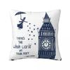 Mary Poppins Inspirational Quote Linocut Throw Pillow Cusions Cover Pillowcase Luury Cushion Cover Couch PillowsLight Brown,