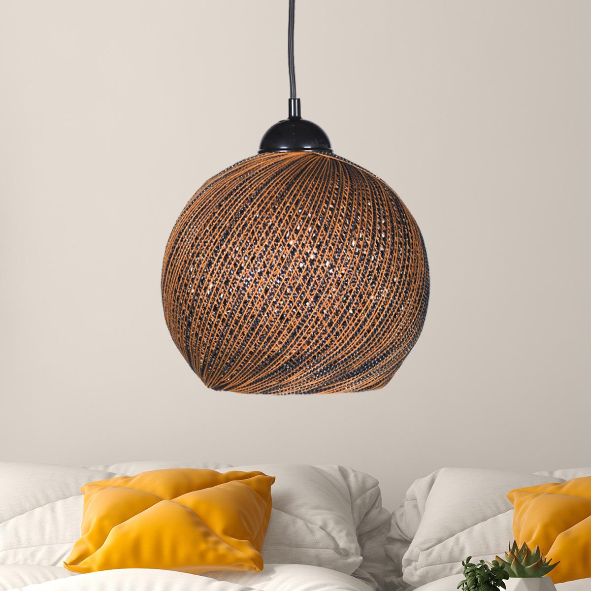 

Люстра New Balle Black-Orange Ball, Декоративное освещение, Лампа для гостиной, Лампа для спальни