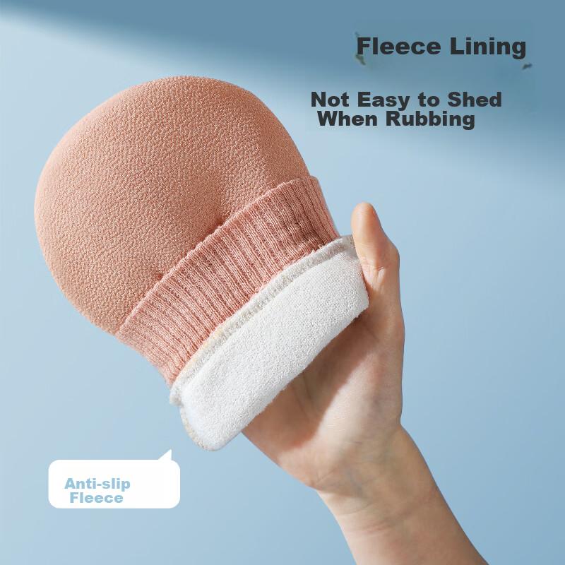 Exfoliating Washcloth for Adults, Men And Women, Thick Double-Sided Bath Mitt, Shower Sponge, Bath Towel, Back Scrubber, Exfoliating Tool, 1 Piece