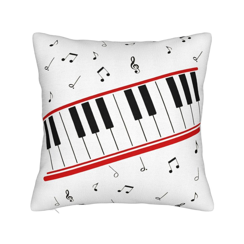 Beat It piano MJ king of pop Square Pillow Cases Cushion Cover Awesome Zippered Decor Pillowcase for Home 18"x18"