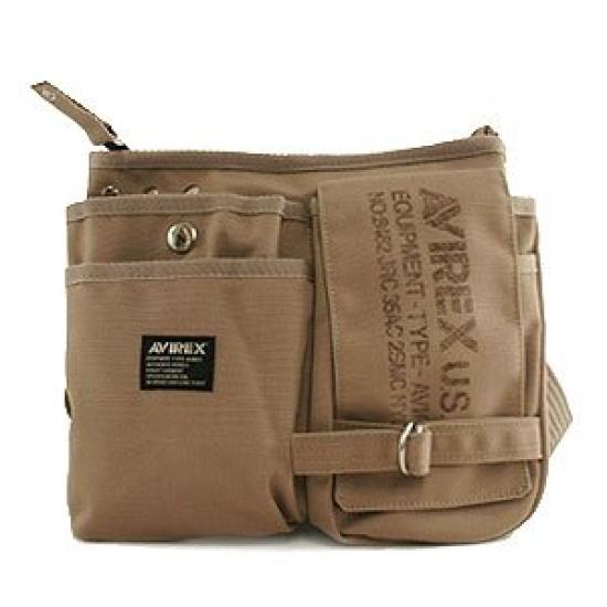 AVIREX EAGLE Shoulder AVX Size Beige Bag, 342, 23,