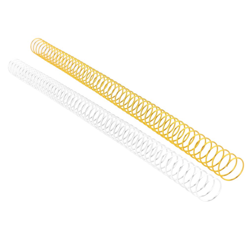 100 Stücke Spiralbindung Spulen Eisen Dia 14,3mm 9/16in 48 Zähne 4:1 Verhältnis 115 Blatt Kapazität für Papier