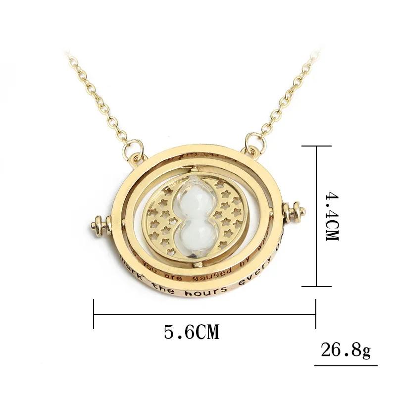 New Harry Golden Snitch Time Timer Hourglass 360 Rotatable Potters Cosplay Props Astronomical Time Converter Magic School Fans