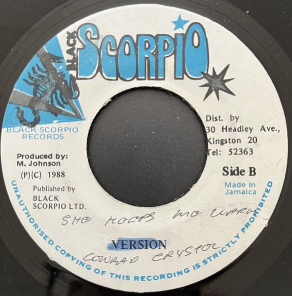 

7inch Record CONRAD CRYSTAL She Keeps Me Warm NONE Black Scorpio 1988 Jamaica Reggae Ska Dub Used