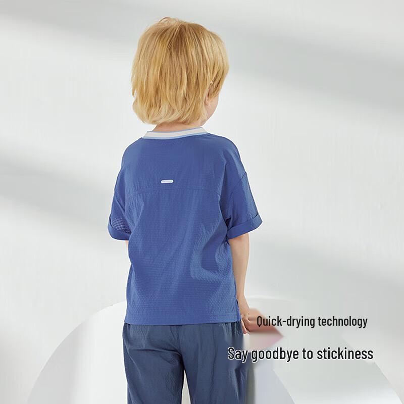 YEEHOO Boys' Moisture-Wicking Quick-Dry Short Sleeve T-Shirt