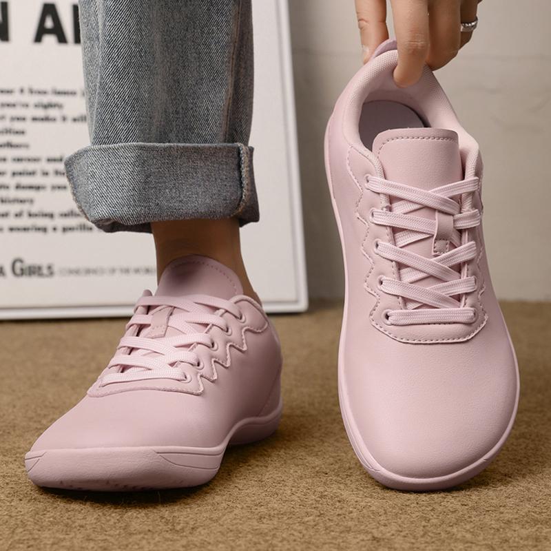 Unisex Barefoot Minimalist Shoes Women Men Wide Toe Zero Drop Sneakers Matte Artificial Leather Fashion Slip On Shoes Fitness