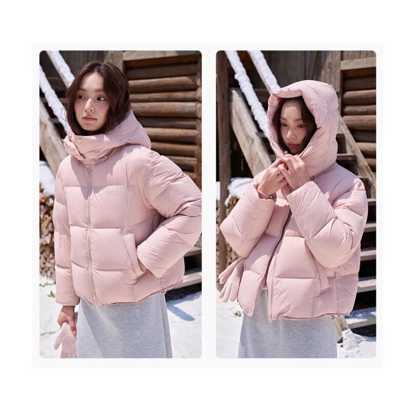 XUEZHONGFEI Women's Salt-Style Puffy Short Down Jacket