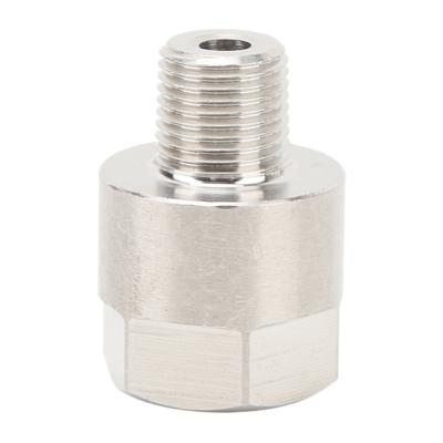 Oil Pressure Gauge Adapter 18in NPT Male To M10x1.0 Female for Oil Fuel Water Pressure Temperature