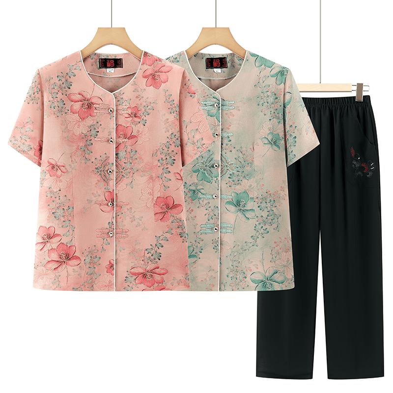 

Elderly Women s Summer Short-Sleeve Top XL