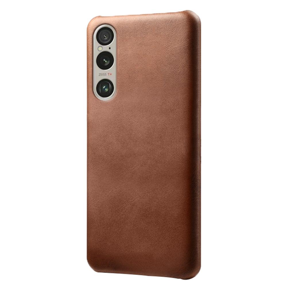 For Sony Xperia 1 VI Cases Calf Texture Leather + PC Cell Phone Cover