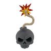 Halloween Skull Bombs Figurine Spooky 3D Fake Bombs Skull Statue