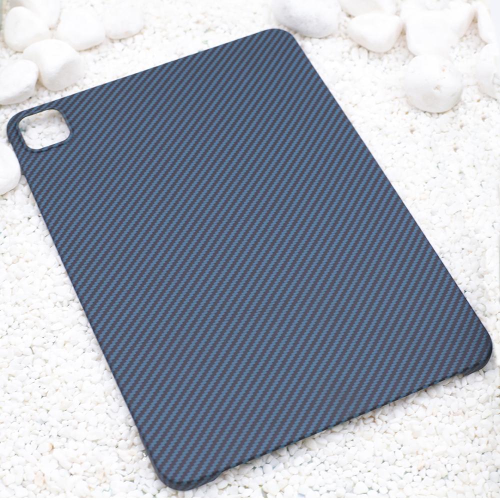 YTF-Carbon Aramid fibre Case for iPad mini6/10/11/12.9inch carbon fibre light thin matte Anti-fall Back Cover for mini6