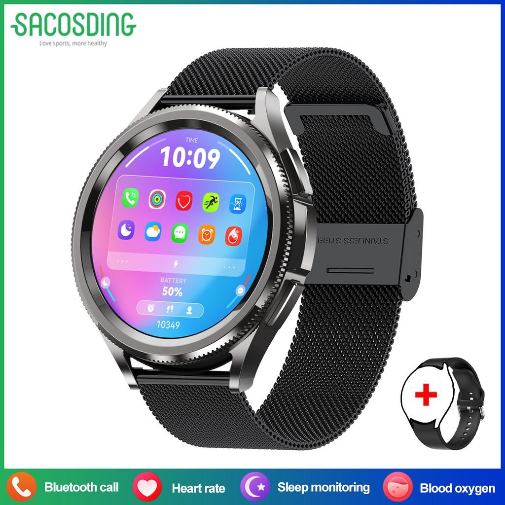 2025 Neu 1,46 Zoll 360*360 HD Auflösung Smartwatch Damen Herren Sport Fitness Gesundheit Wasserdicht Bluetooth Anruf Smartwatch