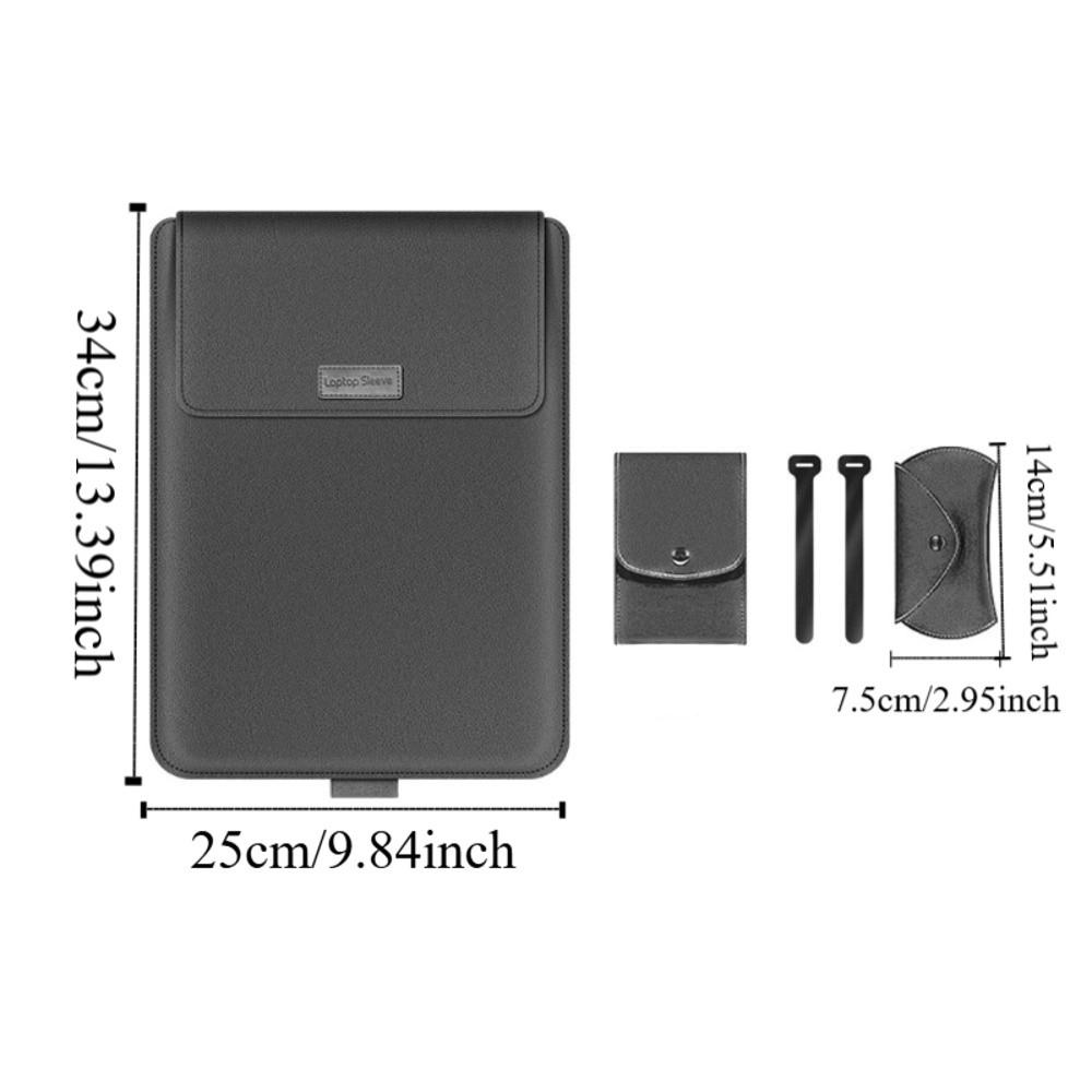 Non-Magnetic 5 In1 Laptop Sleeve Bag Thickened Tablet Protective Pouch  Business Use