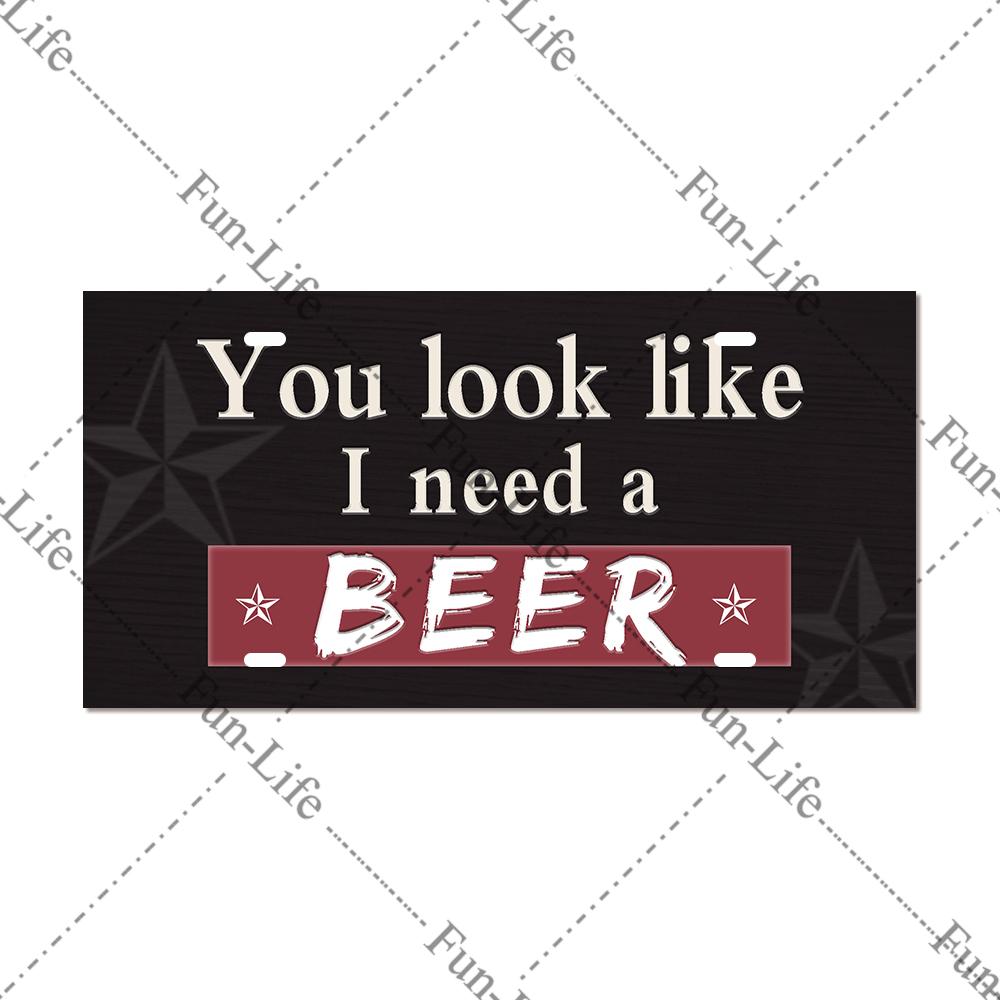 Beer Metal Tin Signs, Plaque Plates, Vintage Wine Poster, Bar, Pub Party, Man Cave, Pub, Kitchen, Home Wall Decor