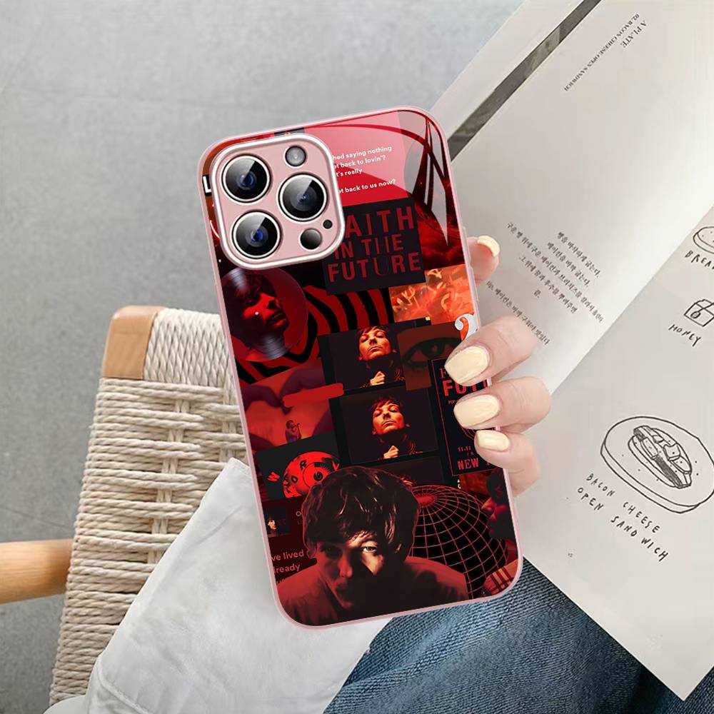 L-Luis M-Miguel Singer For IPhone 14 13 12 Mini 11 Pro XS Max X XR 14 Plus Tempered Glass Cover