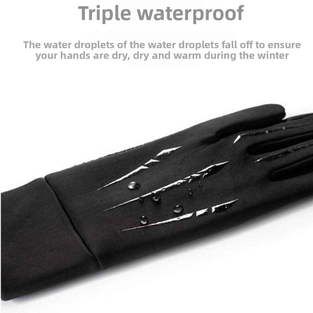 Waterproof Winter Gloves Windproof Thermal Gloves Fashion Cycling Gloves Outdoor