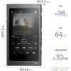 Sony Walkman A Series 64GB NW-A47: Bluetooth/microSD/High-Resolution Audio Compatible, Up To 39 Hours Continuous Playback, 2017 Model, Grayish Black N