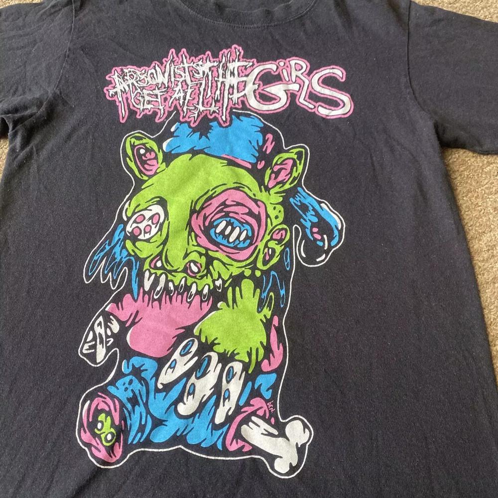 

new Arsonists Get All the Girls Band Black Full Size Shirt BL836 Unisex T-Shirt L