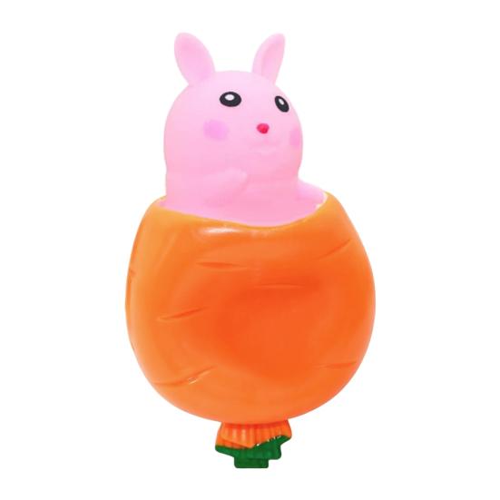 

Carrot Rabbit Fidget Toys Easter Squeeze Toys Cute Bunny Stress Relief Sensory Toys Birthday Easter Party Favors for Autistic Children Adult Anxiety рожевий