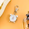 Mini süßer kleiner Wecker-förmiger Hängeuhr Schlüsselanhänger Uhr Tasche Cartoon Schlüsselanhänger Kreative Hänge-Dekoration Schlüsselanhänger