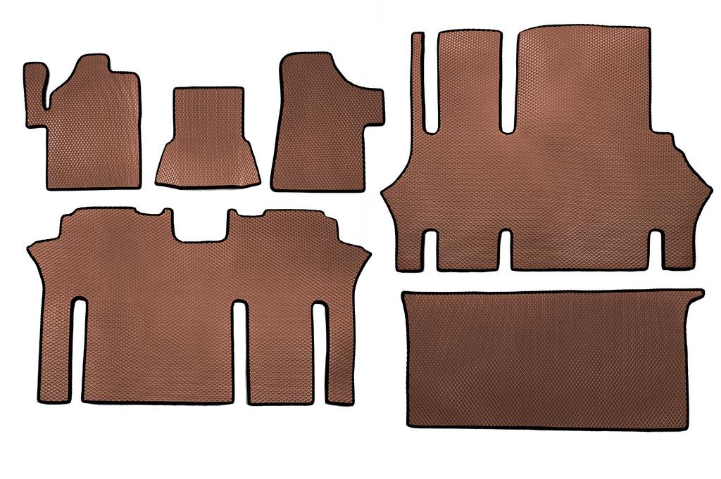 

Коврики EVA V2 (полный салон, коричневые) для Mercedes Vito W639 2004-2014 гг