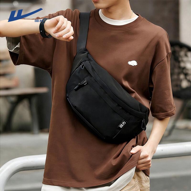 Warrior Unisex Large Capacity Crossbody Chest Bag Fits 9.7-inch Tablet