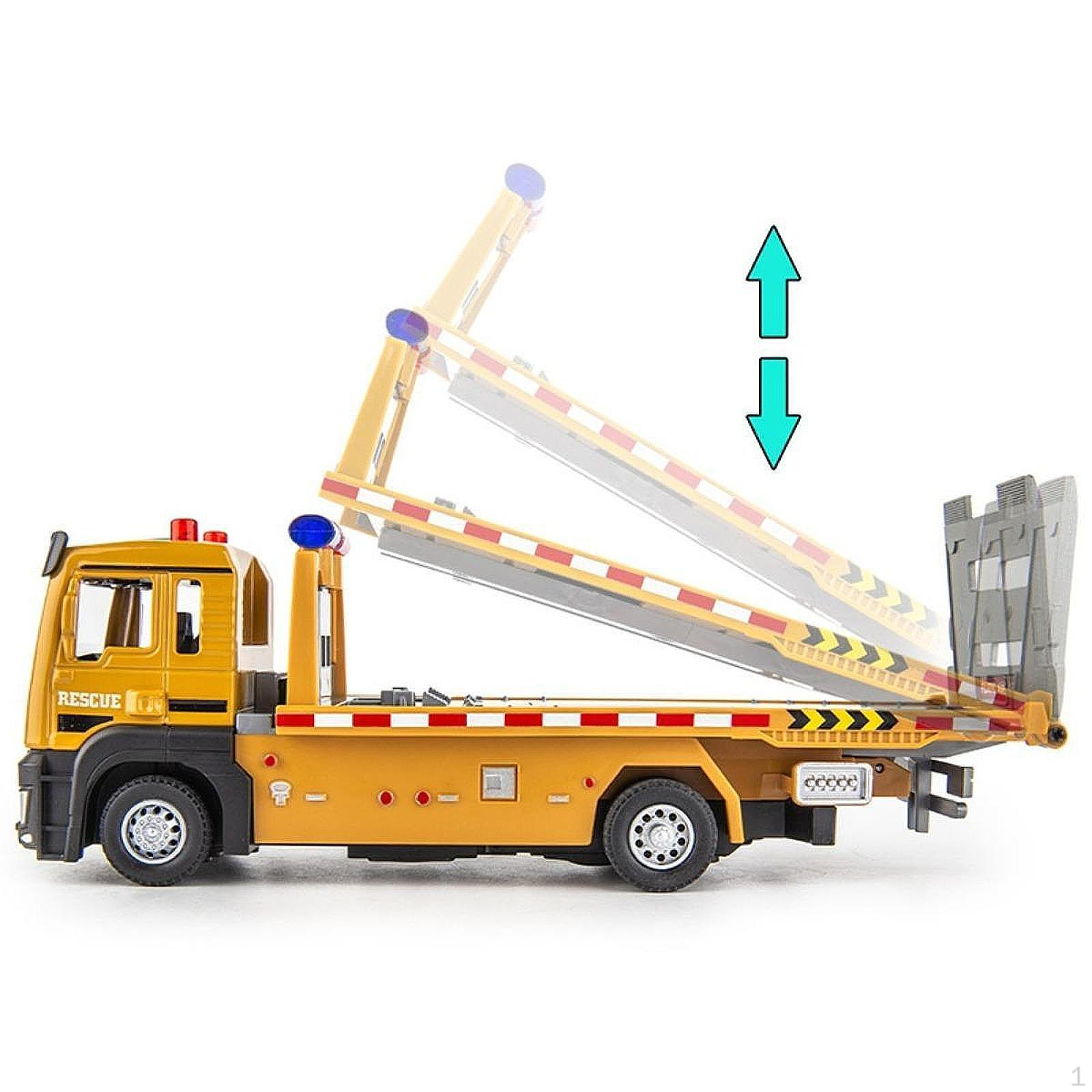 

1/32 Игрушечная модель эвакуатора, игрушки «Толкай и иди», подарок на день рождения, имитация сплава