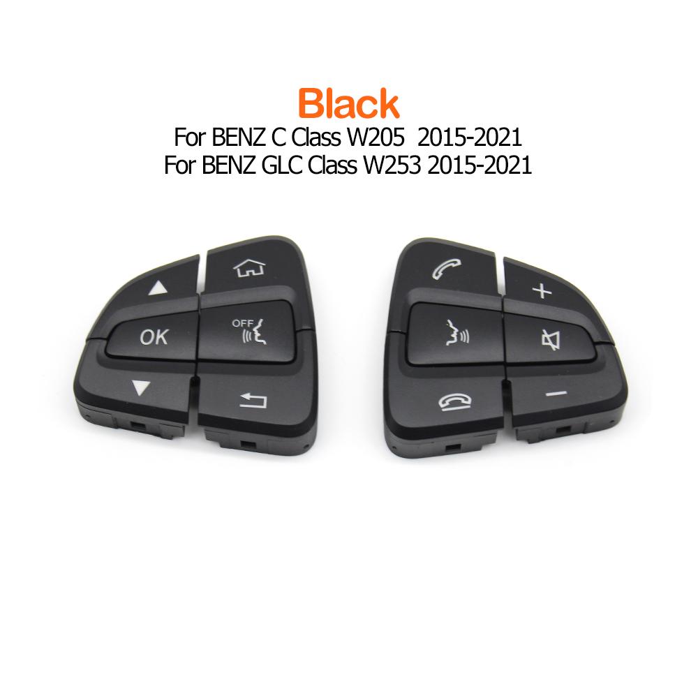 W205 W253 Car Steering Wheel Multi-Function Menu Control Switch Button Cover For BENZ C GLC Class C180 C220 GLC300 0999050200